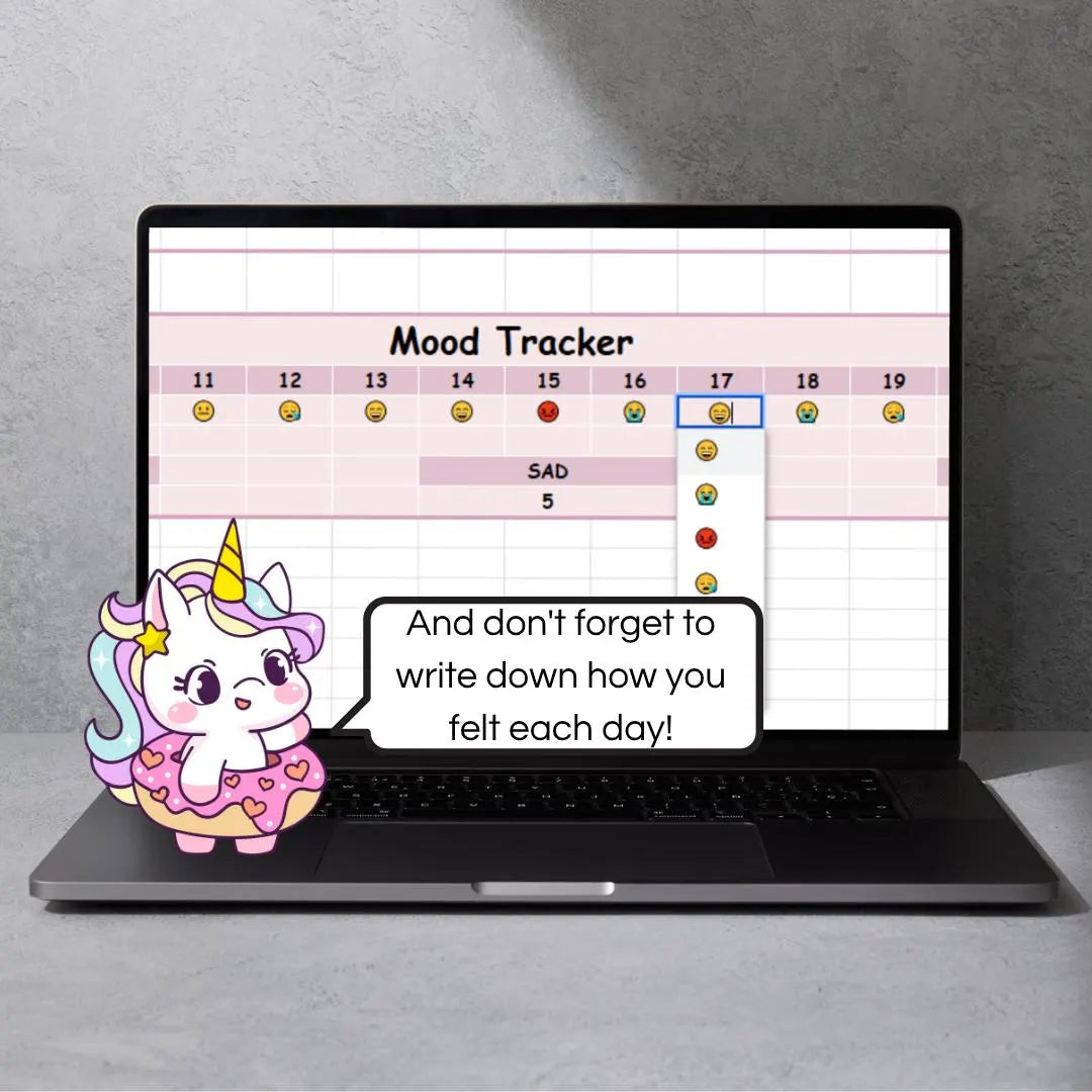 Pastel Rainbow Habit Tracker