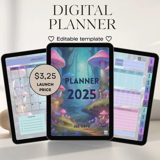Mushroom Digital Planner