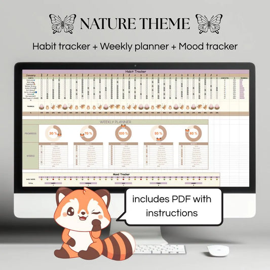 Romantic Nature Habit Tracker