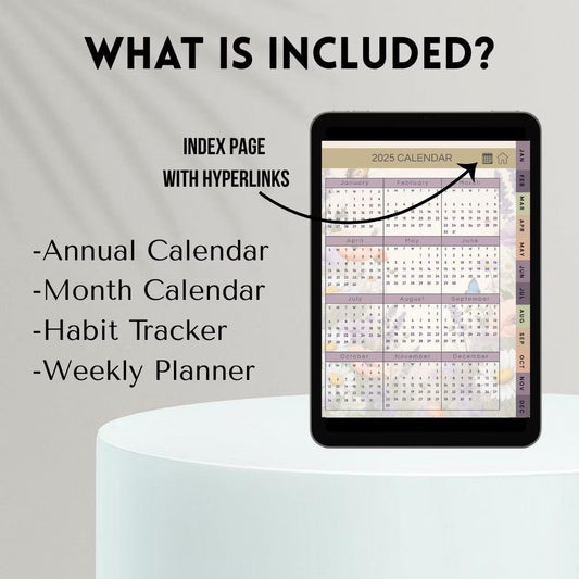 Romantic Nature Digital Planner