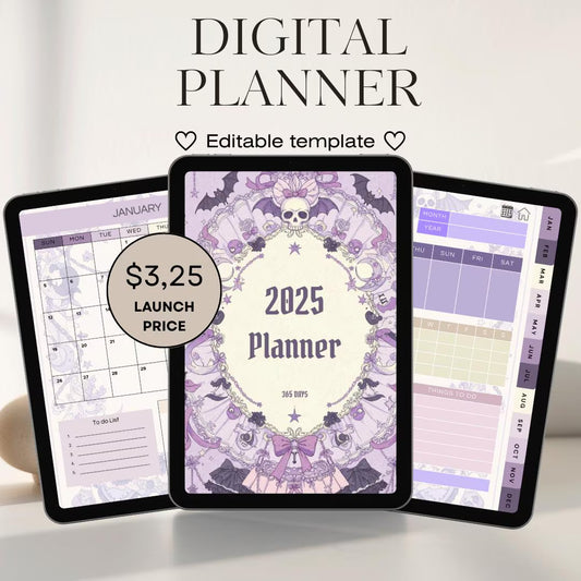 Emo Cute Digital Planner