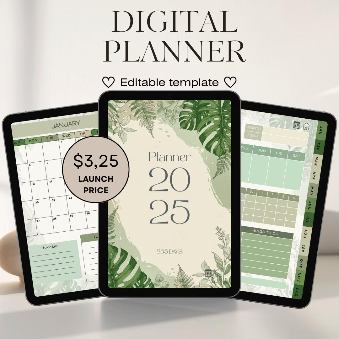 Botanical Digital Planner