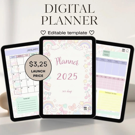 Pastel Digital Planner